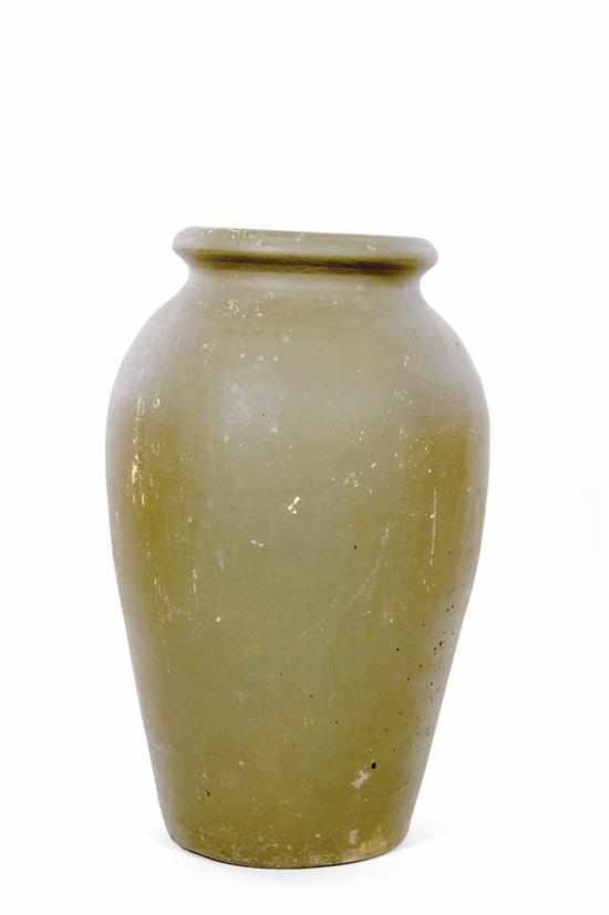 Appraisal: Southern stoneware floor vase E J Brown Valdese North Carolina