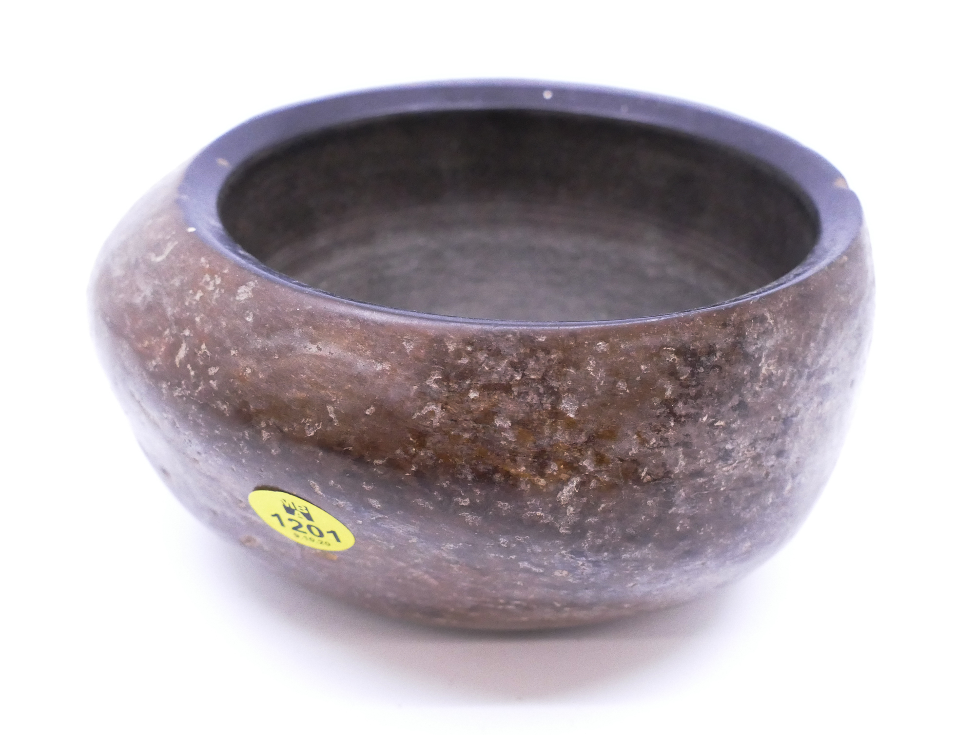 Appraisal: Old Turned Stone Bowl- ''