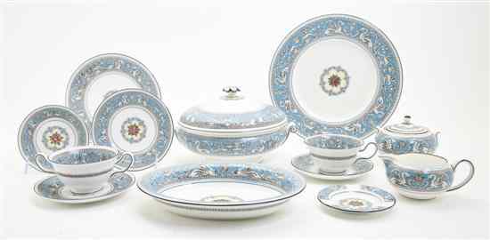 Appraisal: A Set of Wedgwood Dinnerware for Eight in the Florentine