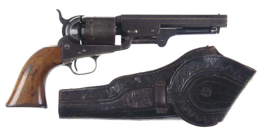 Appraisal: RARE CIVIL WAR INSCRIBED COLT MODEL NAVY REVOLVER Cal SN