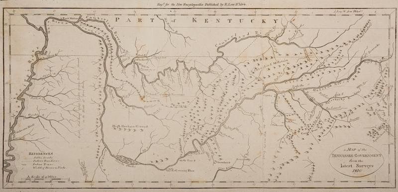 Appraisal: Tenn Map Payne Low A Map of the Tennassee sic