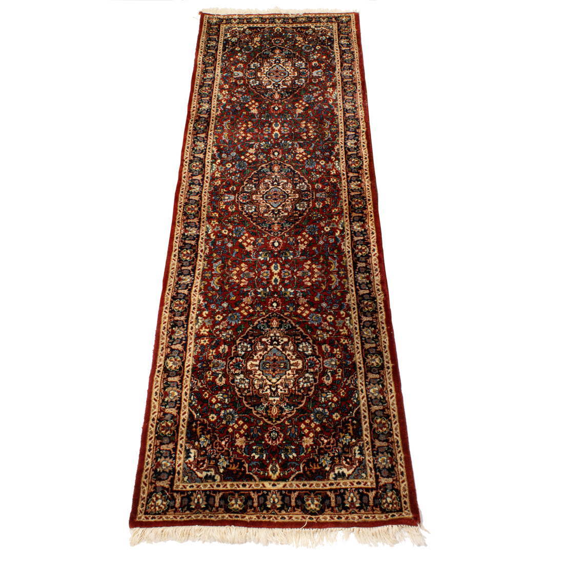 Appraisal: A MODERN INDO-TABRIZ RUNNER A modern Indo-Tabriz runner ' x