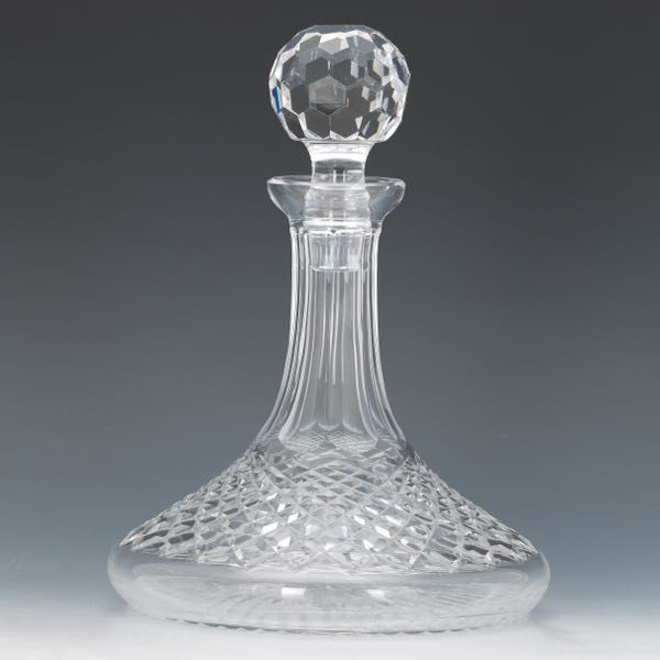 Appraisal: WATERFORD CRYSTAL LISMORE SHIP'S DECANTER x Overall at the base