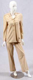 Appraisal: ESCADA WOOL BLEND PANTSUIT ESCADA WOOL BLEND PANTSUIT SIZE Matching