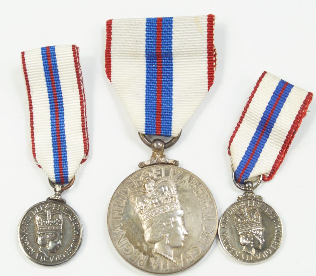 Appraisal: A Silver Jubilee medal and two dress medals