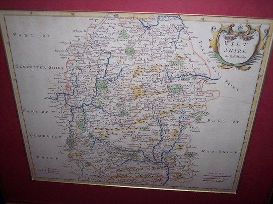 Appraisal: Robert MordenWiltshirehand coloured map cm x cm x