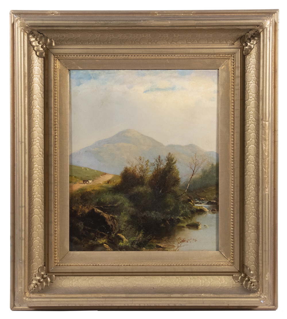 Appraisal: WILLIAM HART NY UK - Upstate New York Mountains oil