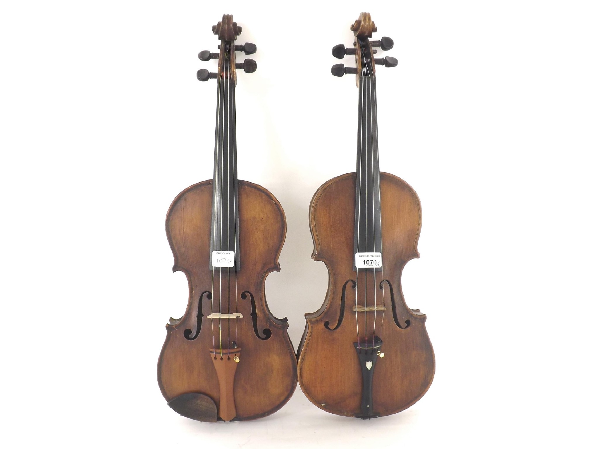 Appraisal: Welsh violin by and labelled Walter Browne Maker Culfor Road