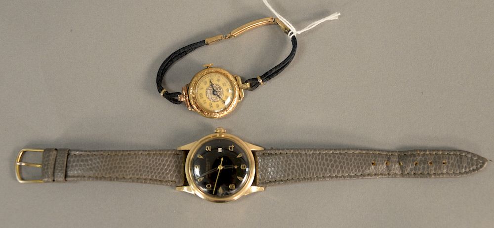 Appraisal: Two piece lot to include Paul Breguette date master automatic