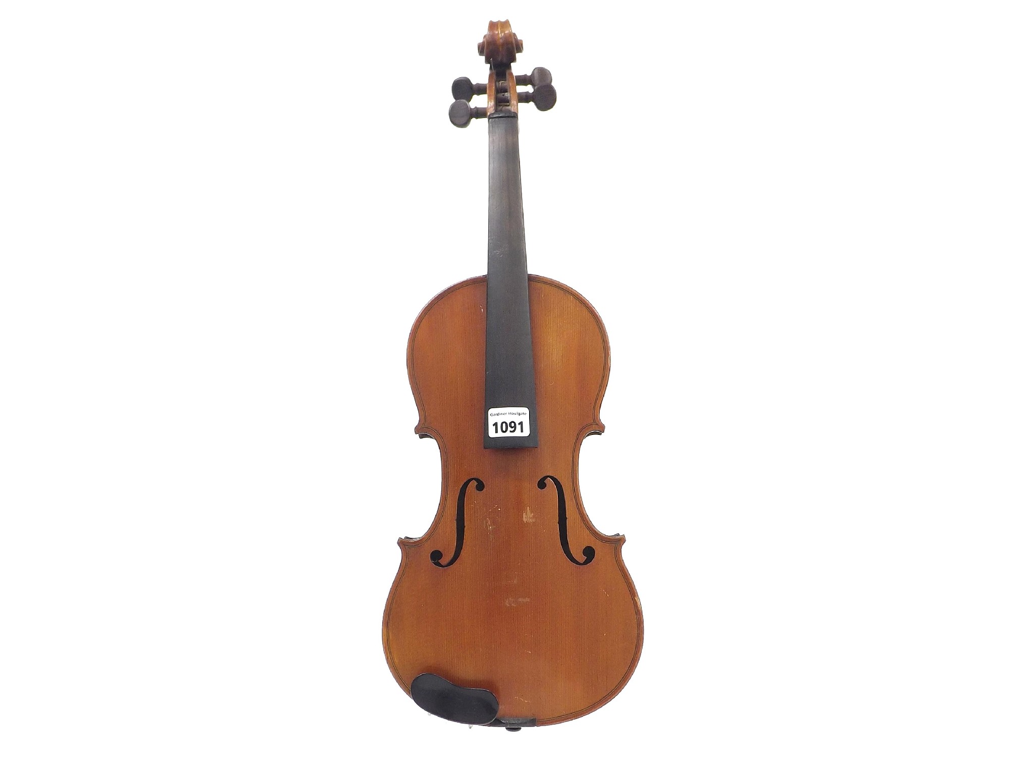 Appraisal: French Stradivarius copy violin circa cm