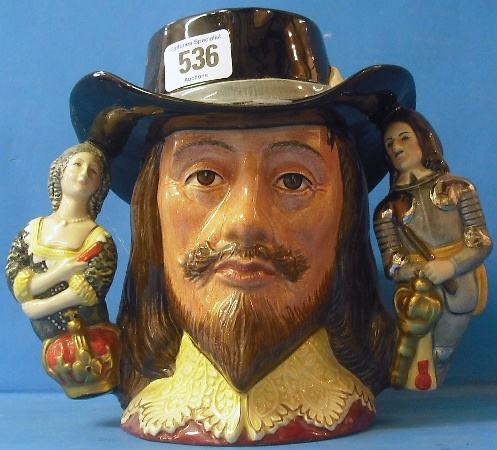 Appraisal: Royal Doulton Large two handled Character Jug King Charles I