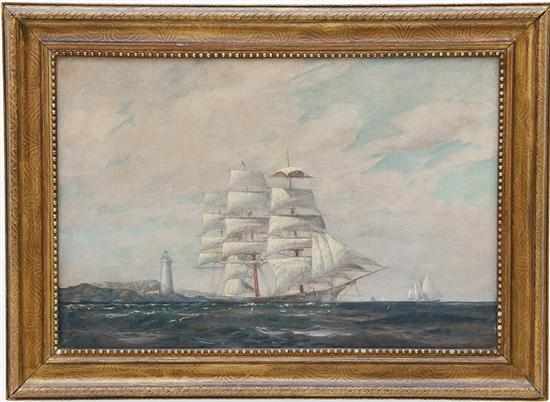 Appraisal: T Bailey British or American th th century CLIPPER SHIP