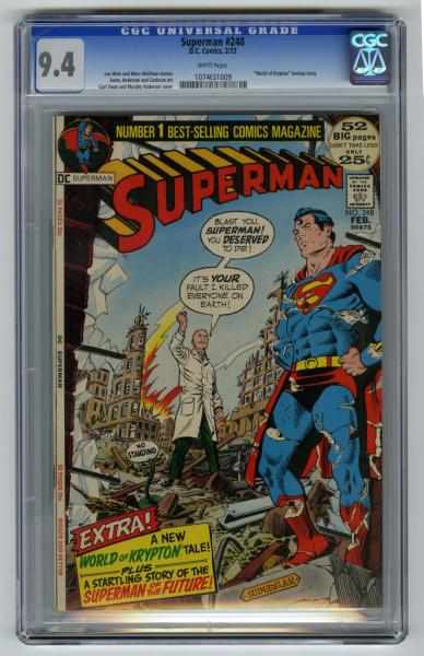 Appraisal: Superman CGC D C Comics Click for full description