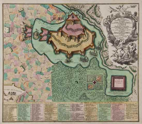 Appraisal: Seutter Matthaeus Representation Symbolique et ingenieuse projett e en Siege