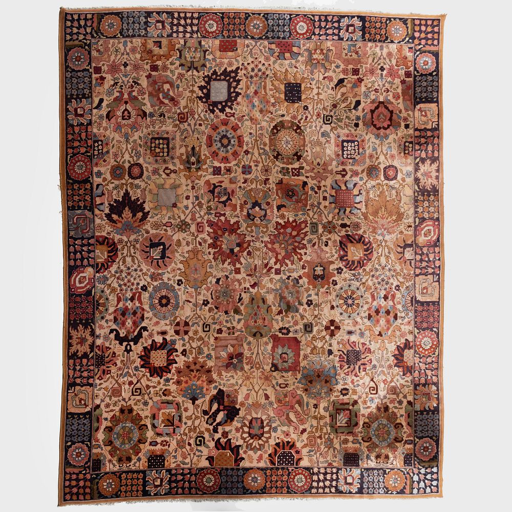 Appraisal: German Tetex Vorwerk Persian-Style Carpet ft in x ft in