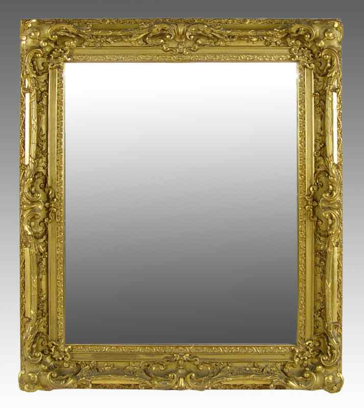 Appraisal: TH C ROCOCO GILT MIRROR One of the nicest we've