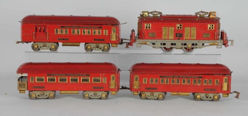 Appraisal: American Flyer Standard Gauge Passenger Set Description Includes original set