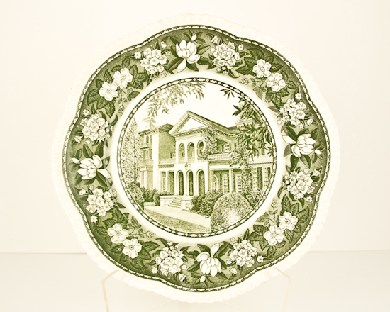 Appraisal: Wedgwood Plate of Sweet Briar College dia