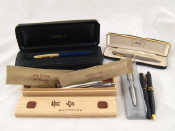 Appraisal: A Parker Insignia pen in presentation case a Parker pencil