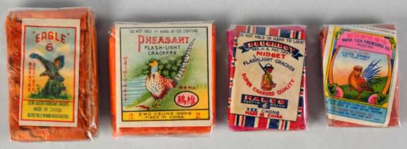 Appraisal: Lot of Firecracker Packs Includes Eagle -pack Pheasant -pack Doughboy