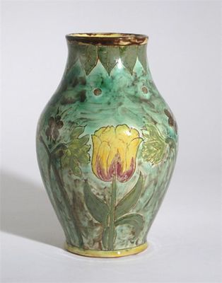 Appraisal: A Della Robbia pottery vase by Annie Smith incised and