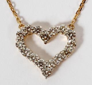 Appraisal: KT YELLOW GOLD AND CT DIAMOND PENDANT NECKLACE KT YELLOW