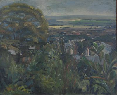 Appraisal: Anna Pallant th Century View of the Vale of Evesham