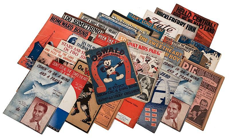 Appraisal: Sheet Music collection s s Sheet Music collection s s