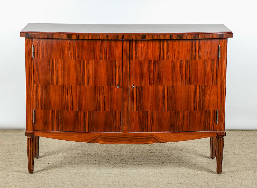 Appraisal: Modern Rosewood Cabinet Modern Cabinet Rosewood interior includes two adjustable