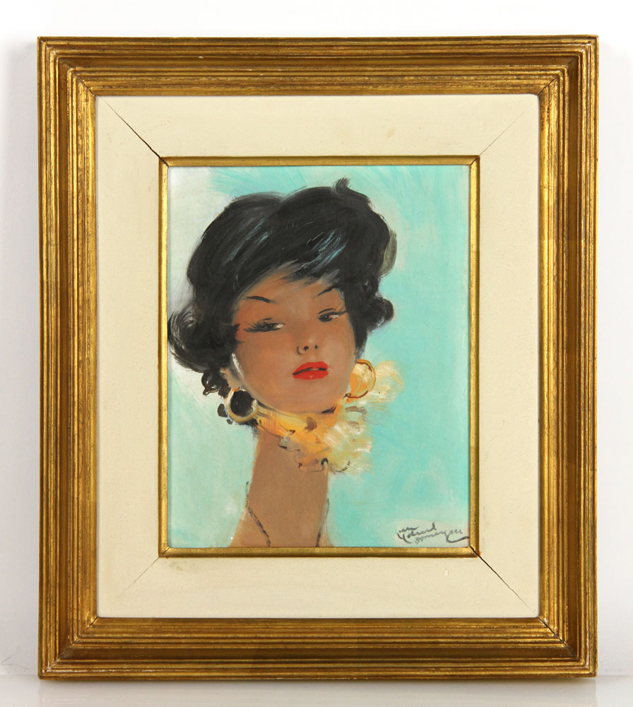 Appraisal: - Domergue Guite O P Jean Gabriel Domergue French -