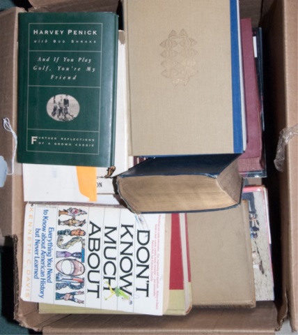 Appraisal: Box of books