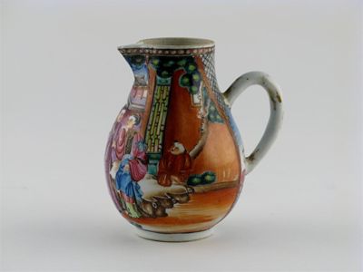 Appraisal: A Chinese famille rose milk jug painted in the Mandarin