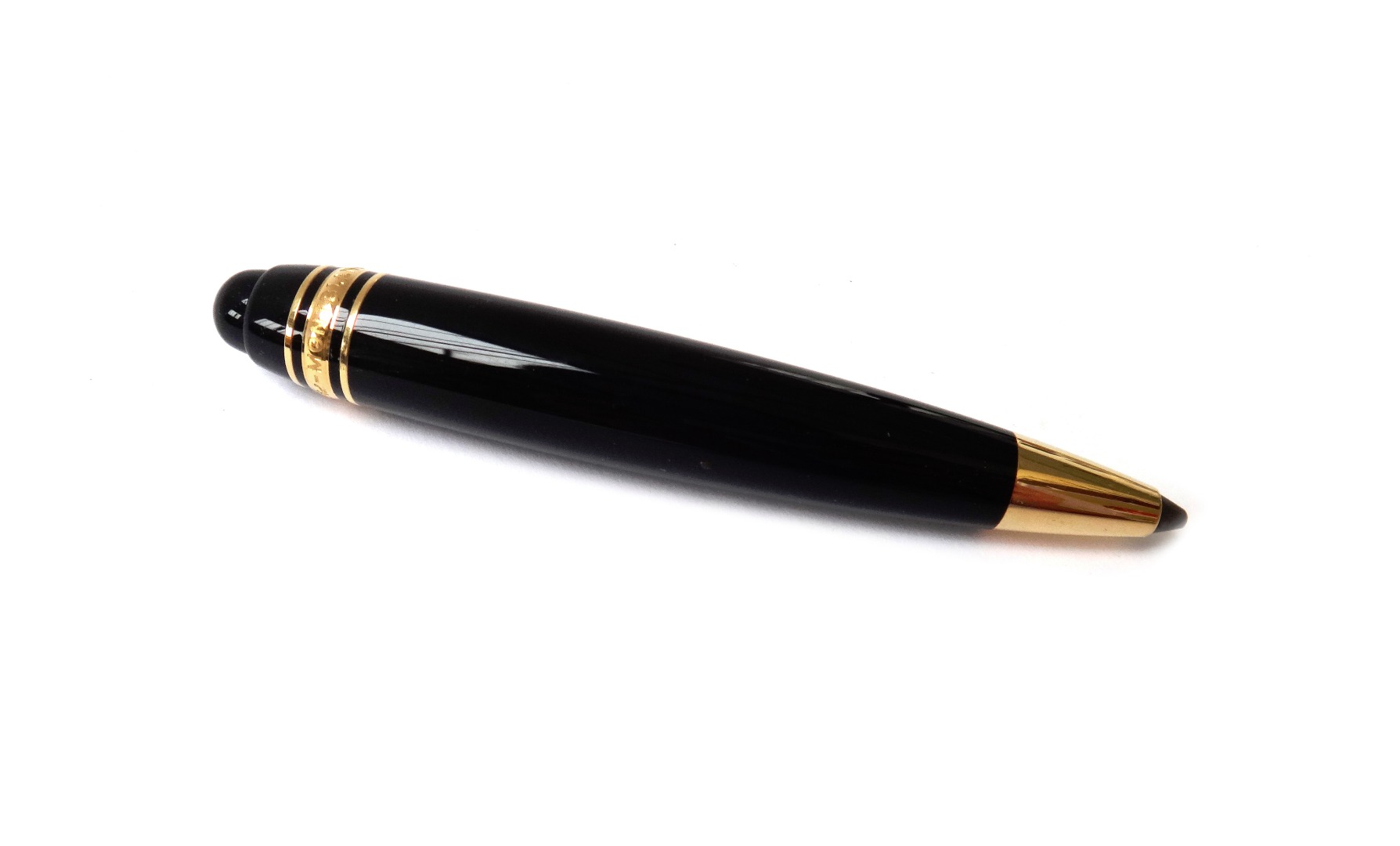 Appraisal: A Montblanc Leonardo sketch pen black resin with mechanical push