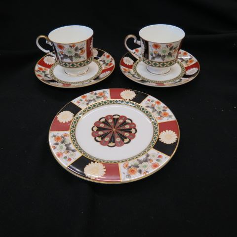 Appraisal: pcs of Mikasa Shogun Bone China cups saucers and -