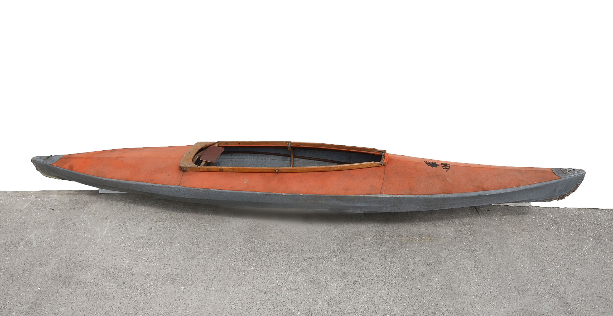 Appraisal: HART-SIOUX PLIANT COLLAPSIBLE KAYAK Wooden framed interior with a canvas