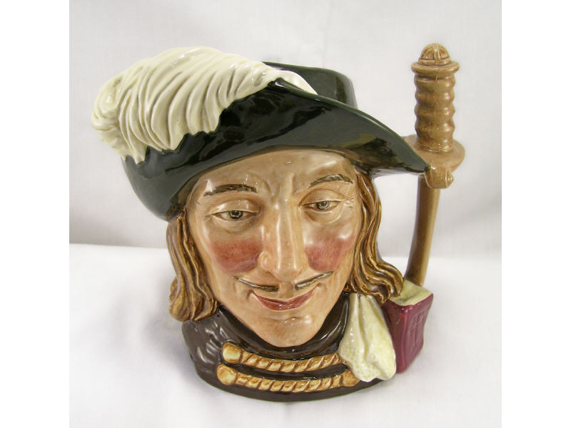 Appraisal: Royal Doulton Aramis Character Mug Porcelain figural mug D copyright