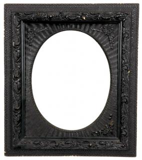 Appraisal: th c carved and ebonzed frame Late th century carved