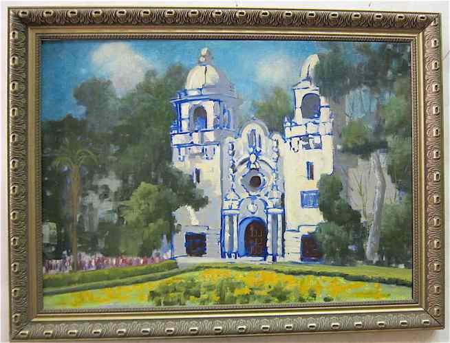 Appraisal: ATTRIBUTED TO FLOYD COPELAND CHANDLER OIL ON CANVAS San Diego