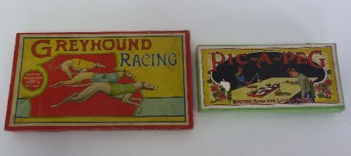 Appraisal: Pick-A-Peg Greyhound Racing two games in original boxes