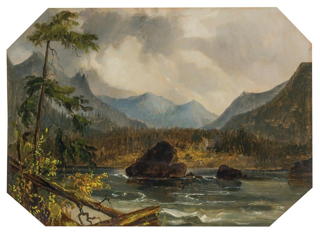 Appraisal: JOHN MIX STANLEY American - Cascade Mountains and Cascades oil