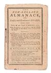 Appraisal: ALMANACS West Benjamin Group of Providence almanacs one of them