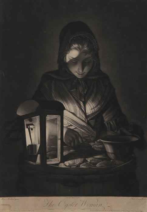 Appraisal: Philip Dawe - The Oyster Woman mezzotint c after Henry