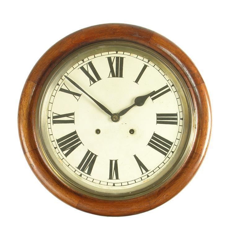 Appraisal: A mahogany continental wall clock