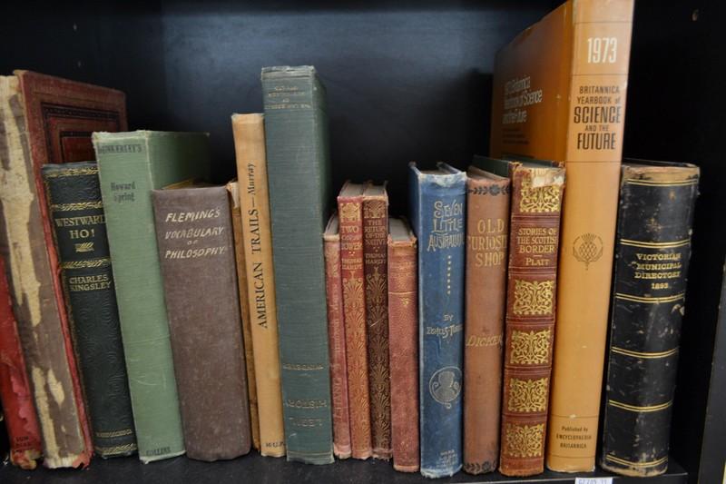 Appraisal: SHELF OF DECORATIVELY BOUND BOOKS INCL SEVEN LITTLE AUSTRALIANS STORIES