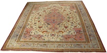 Appraisal: An Antique Oushak Carpet Turkish ca An antique Oushak carpet