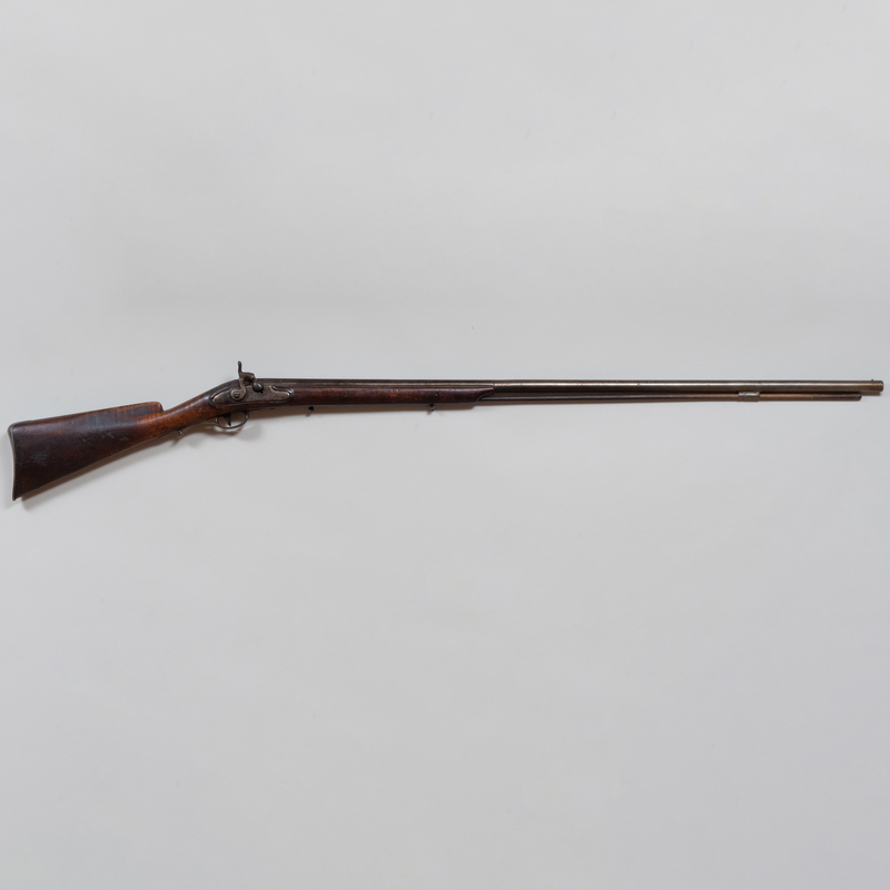 Appraisal: Continental Tiger Maple Muzzle Loading Fowler Converted from a flint