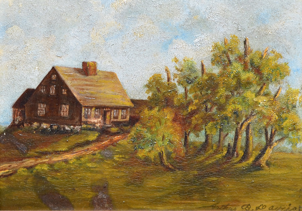 Appraisal: DAVIES Arthur Bowen American - Country Estate Oil Board ''