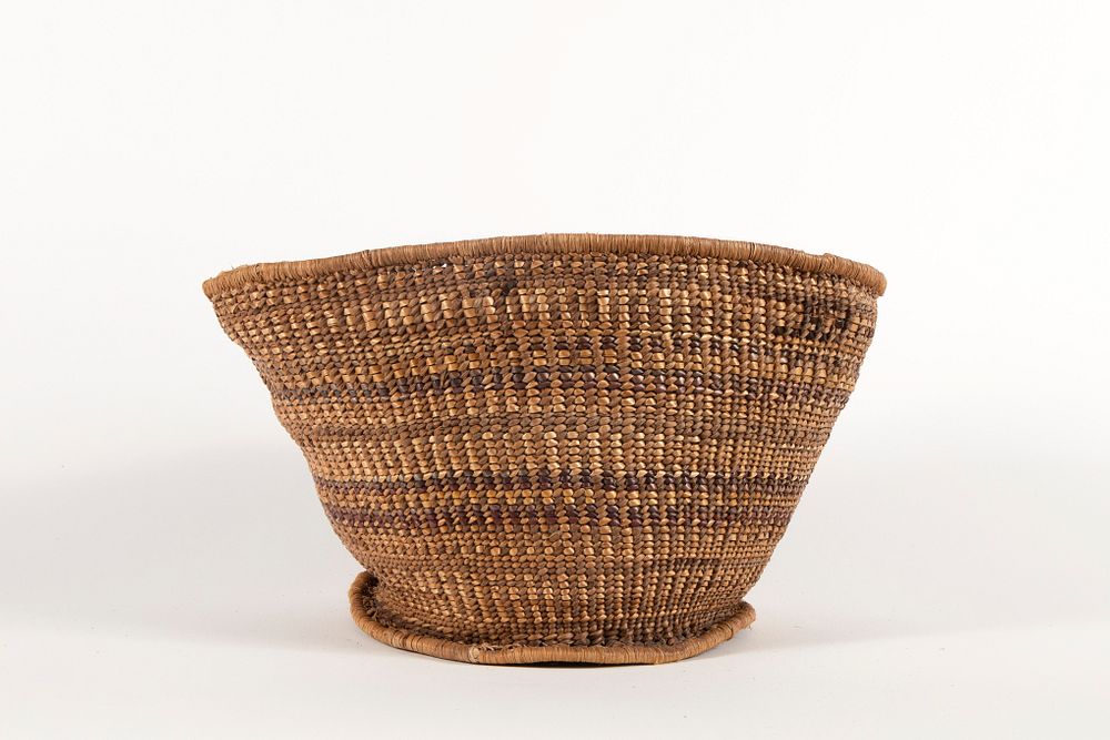 Appraisal: California Basketry Bowl California Basketry Bowl Basketry Bowl height x