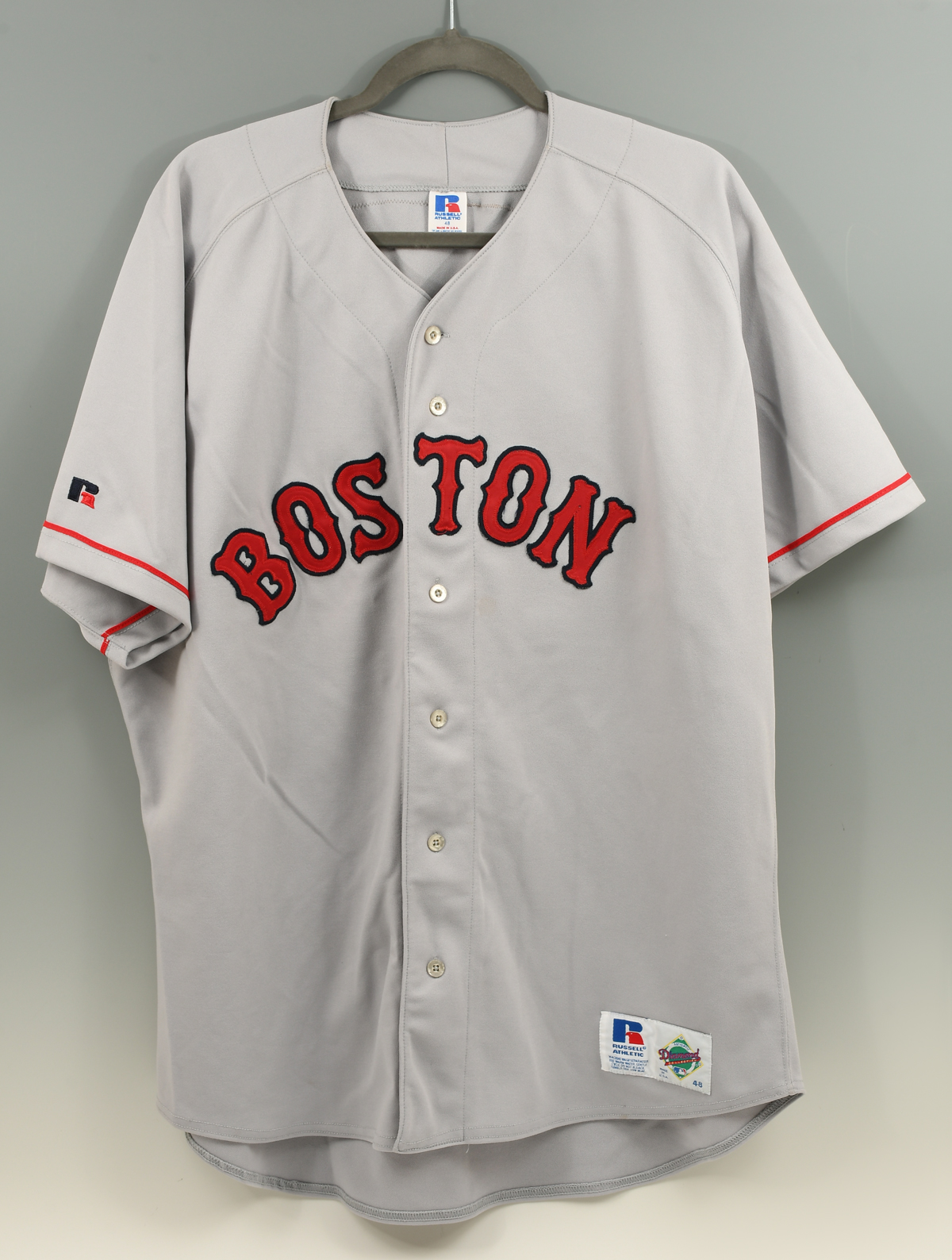 Appraisal: ROGER CLEMENS BOSTON RED SOX SIGNED JERSEY Signed on the