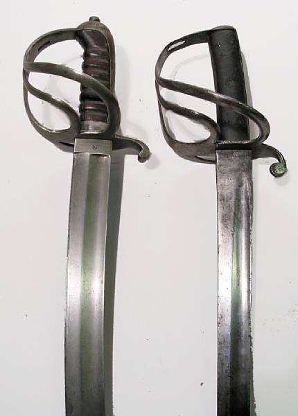 Appraisal: A lot of two British cavalry sabers Comprising A Pattern